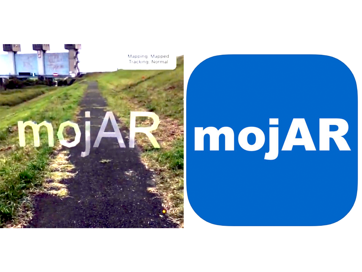 iOS12向けARアプリ mojAR （もじゃー）