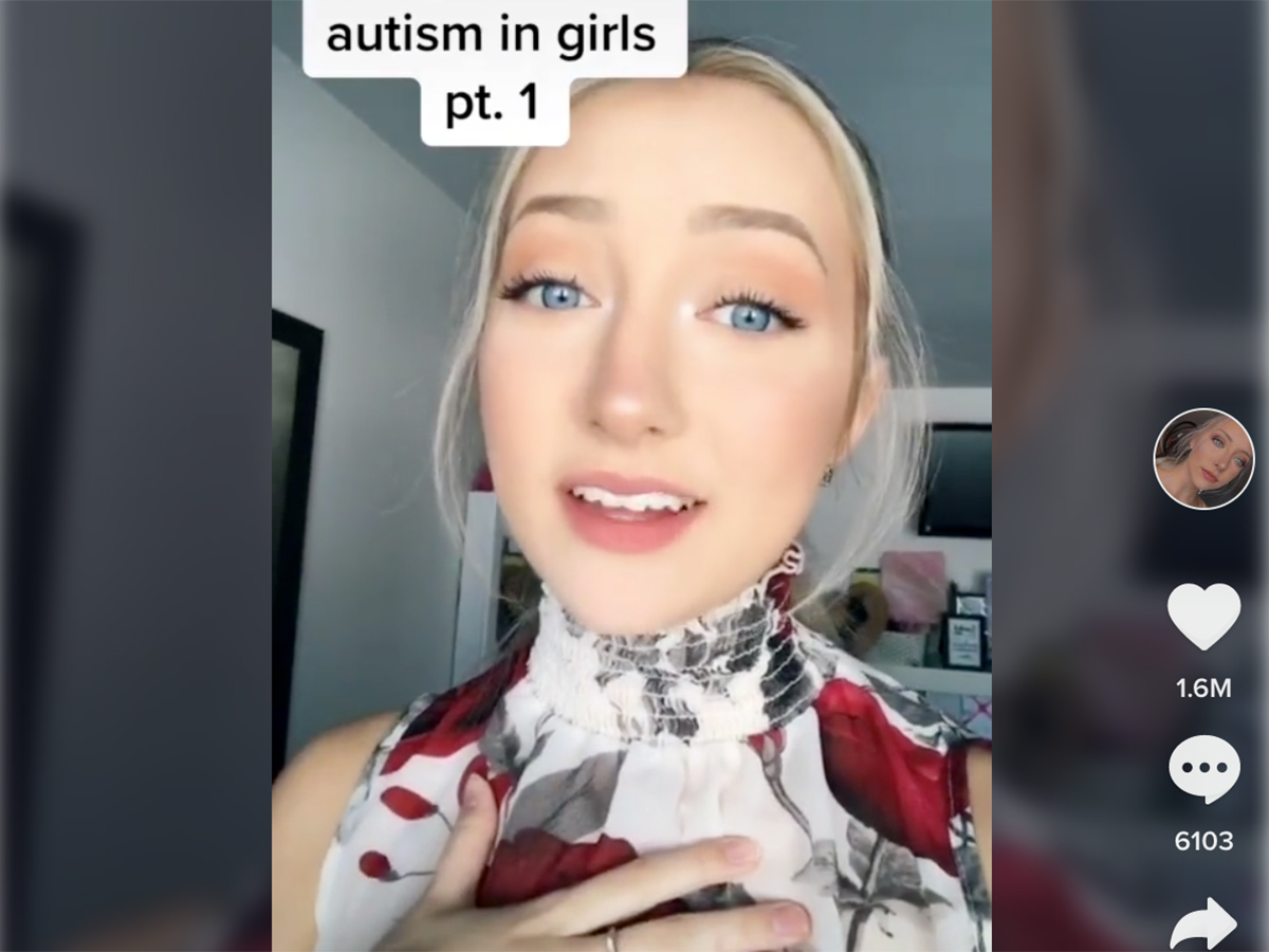 １９歳女性の「女の子の自閉症」動画がTikTokで人気に
