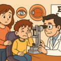 発達障害のある子は乱視や白内障など視覚にも問題が多い。研究
