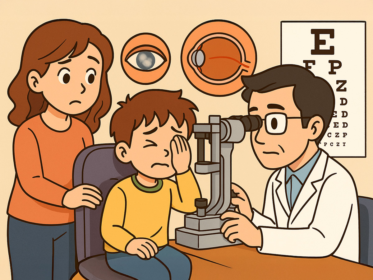 発達障害のある子は乱視や白内障など視覚にも問題が多い。研究