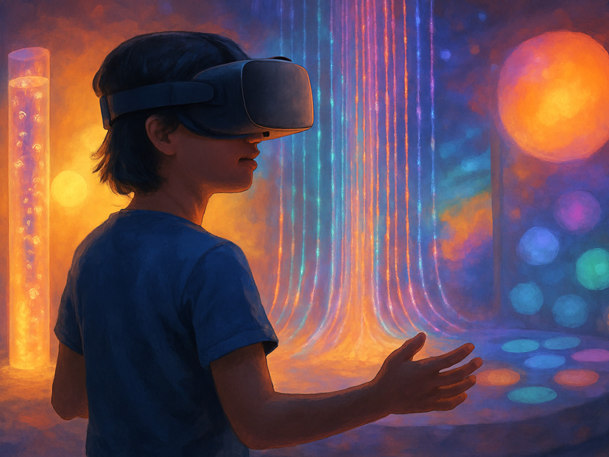 自閉症やADHDの子に安心の場を。VRでの多感覚環境の可能性