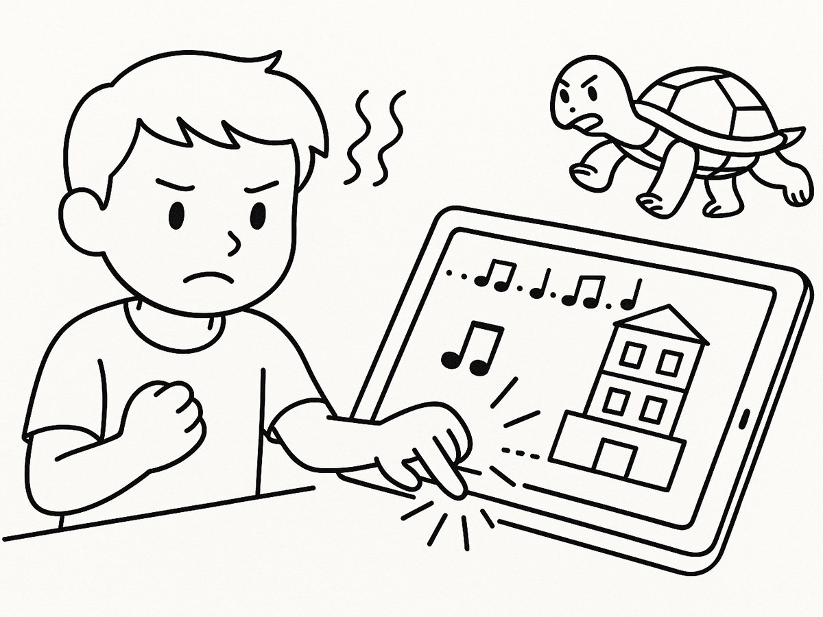 指でトントン。音に合わせるゲームでADHDの子どもが変わる
