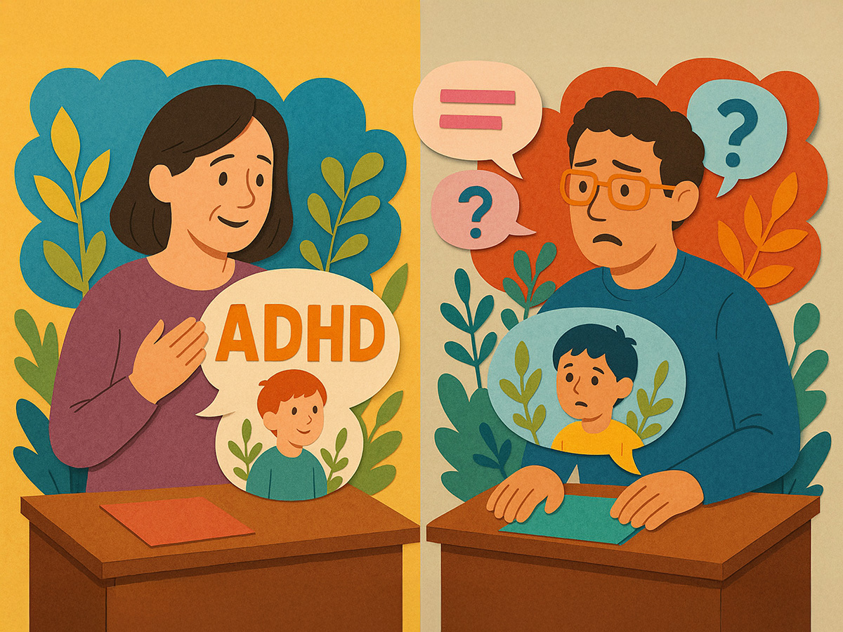 子どもがADHDを語る親と語らない親。そこにある心のちがい