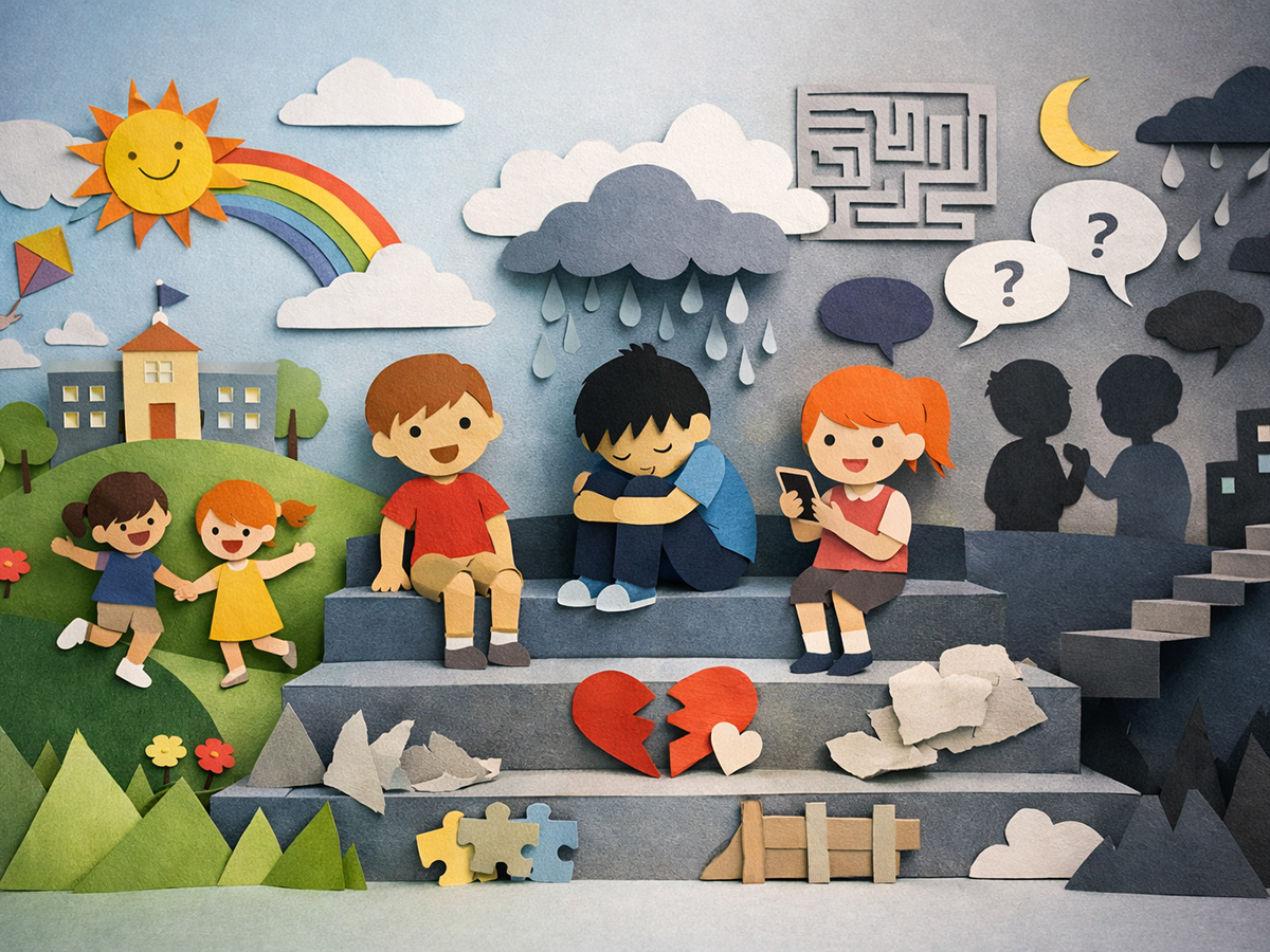 なぜ心が沈みやすくなるのか。自閉症の子の気持ちの調整力