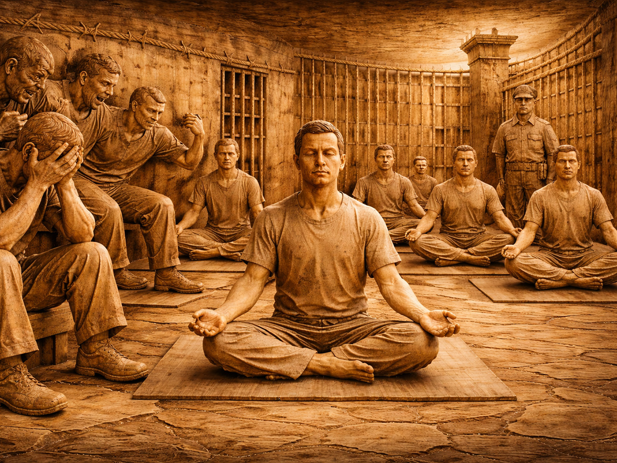 ADHDの注意と衝動の困難に。刑務所でヨガが示した可能性