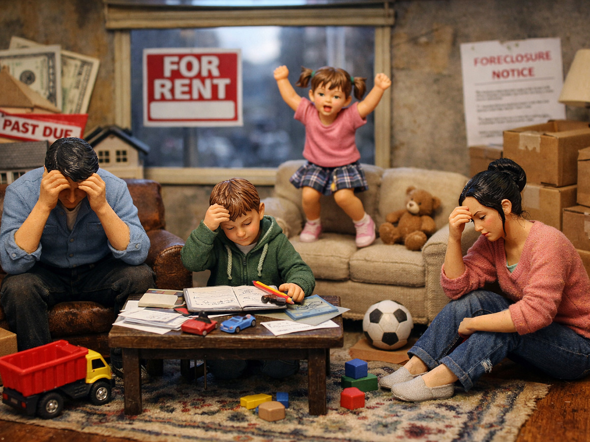 ADHD傾向と住まいの負担、賃貸と持ち家で異なった子への影響