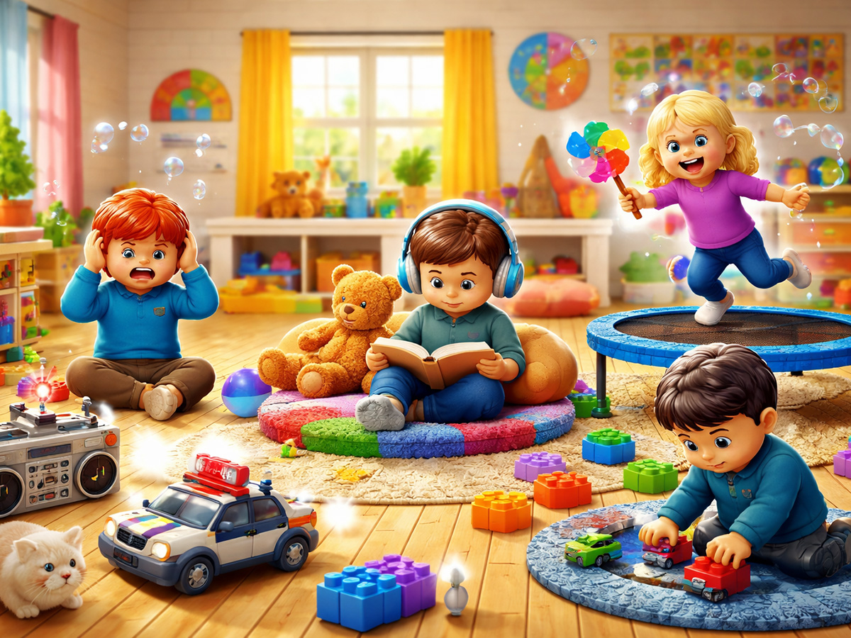 自閉症の人は感覚とIQの組み合わせで困難と強みが異なる