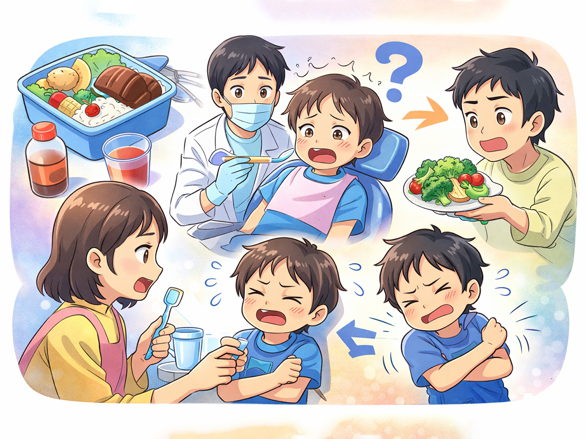 自閉症の子の歯が悪くなりやすい原因、それは一つではなかった