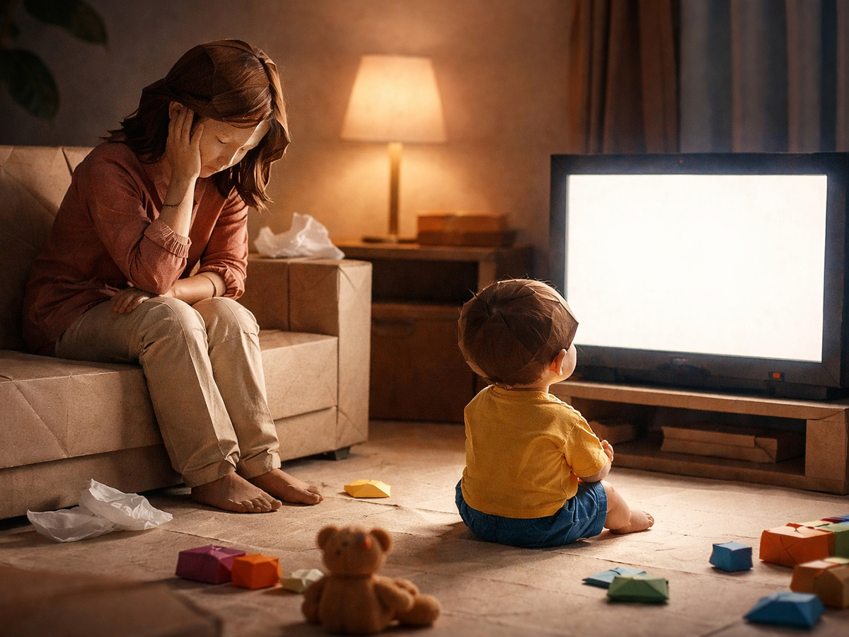 自閉症の子どものテレビの時間は、どう始まり、続いたのか