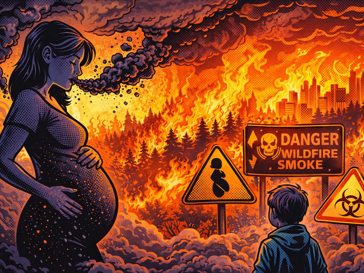 「山火事」の妊娠中の経験と自閉症との関連。米２０万人調査