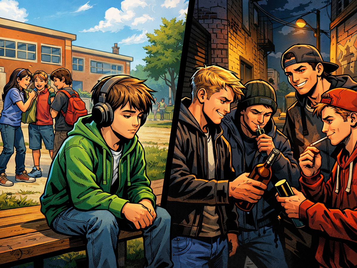 自閉症の子は「悪い輩」と距離を置く。スリルは求めない