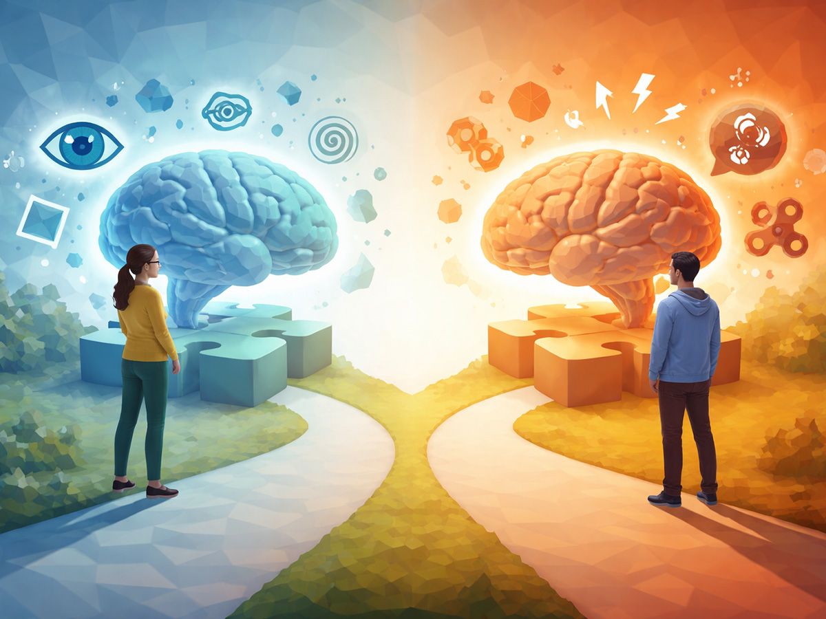 自閉症とADHDの脳構造を数千人規模で比較。共通点と違い