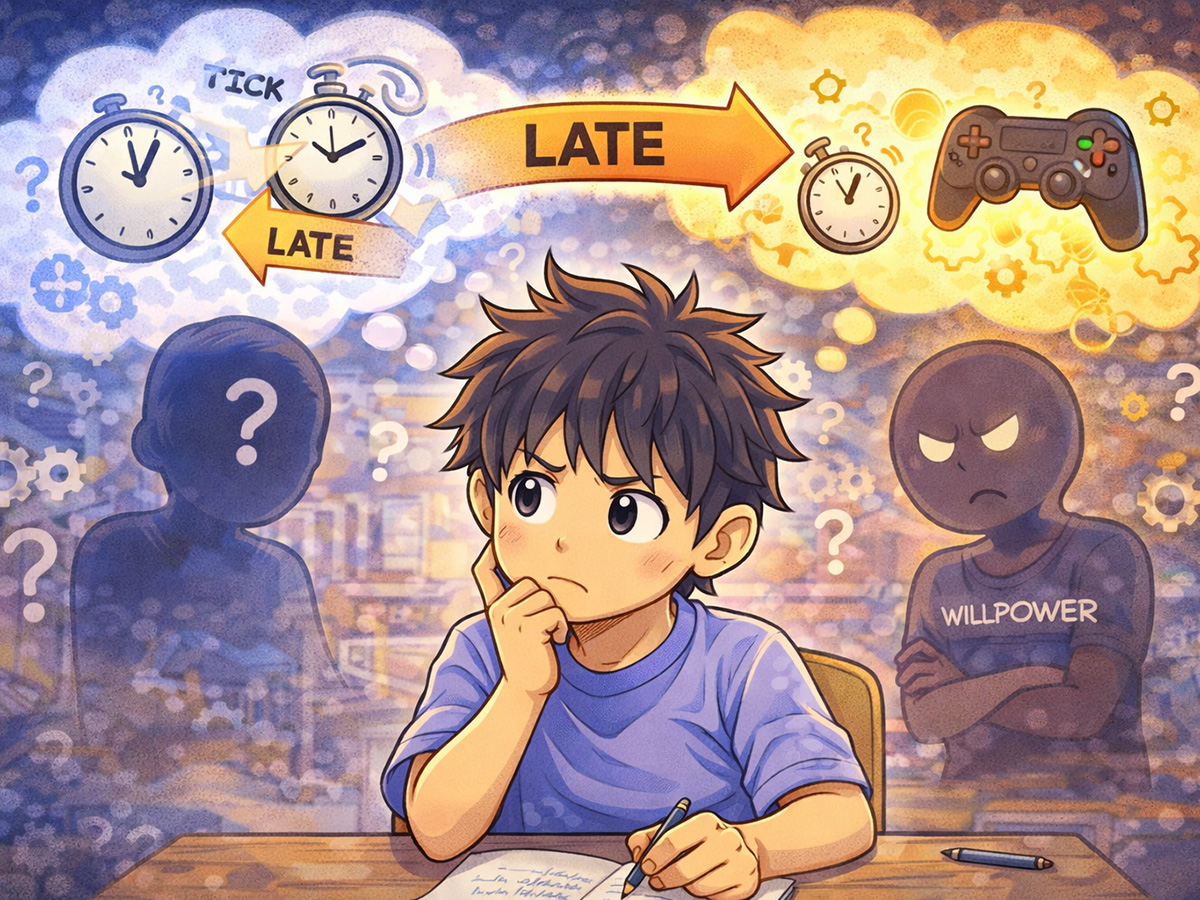 ADHDの抑えられない行動は衝動ではなく判断の遅れが原因