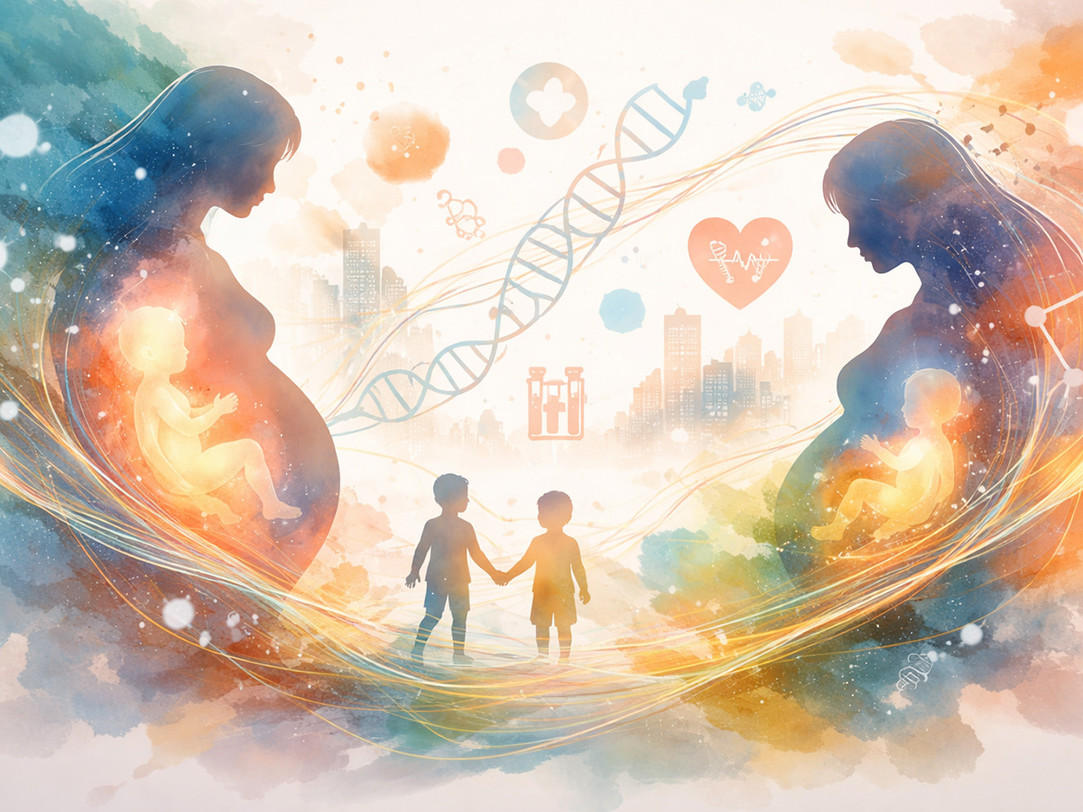 自閉症と妊娠中の環境とのつながり。11000人の子ども調査